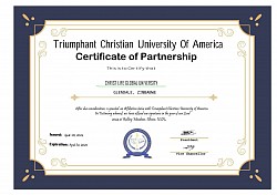 CLGU Partnership with Triumphant Christian University Of America
